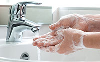 Wash hands